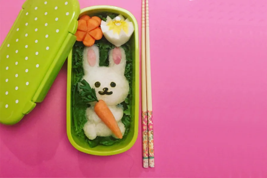 This Easter bunny bento kit is everything! Well, everything except 3 simple ingredients