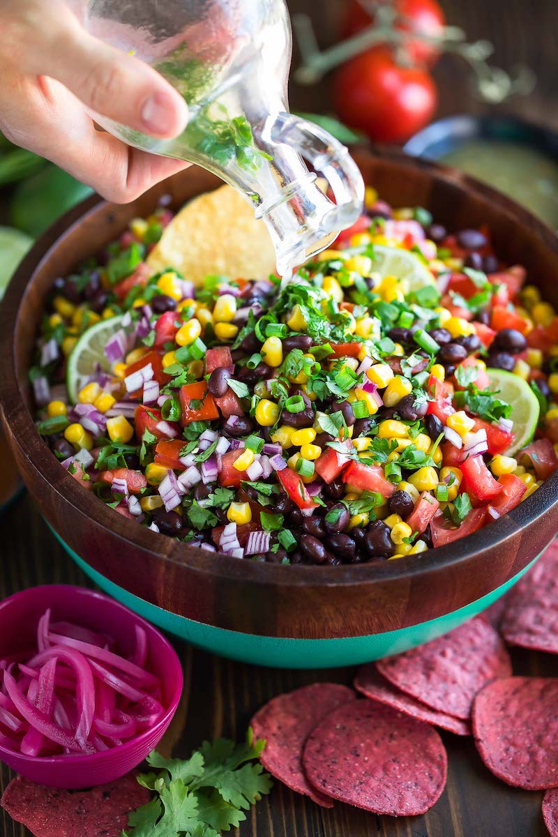 Weekly meal plan: Black Bean Salsa at Peas & Crayons