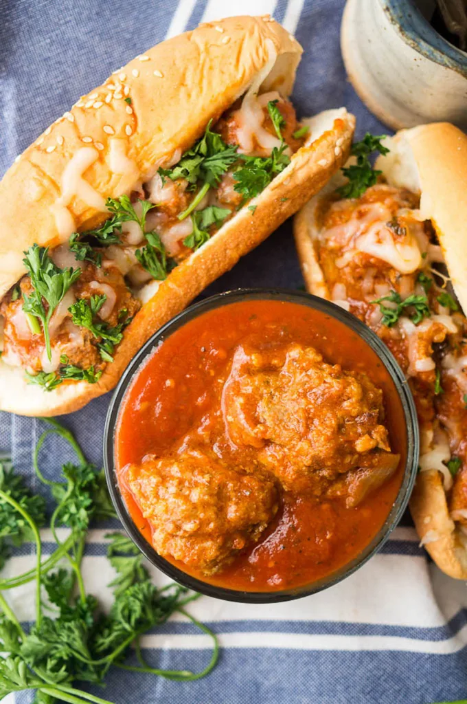 Variations on meatballs for dinner: Pressure Cooker Meatballs | Kitschen Cat