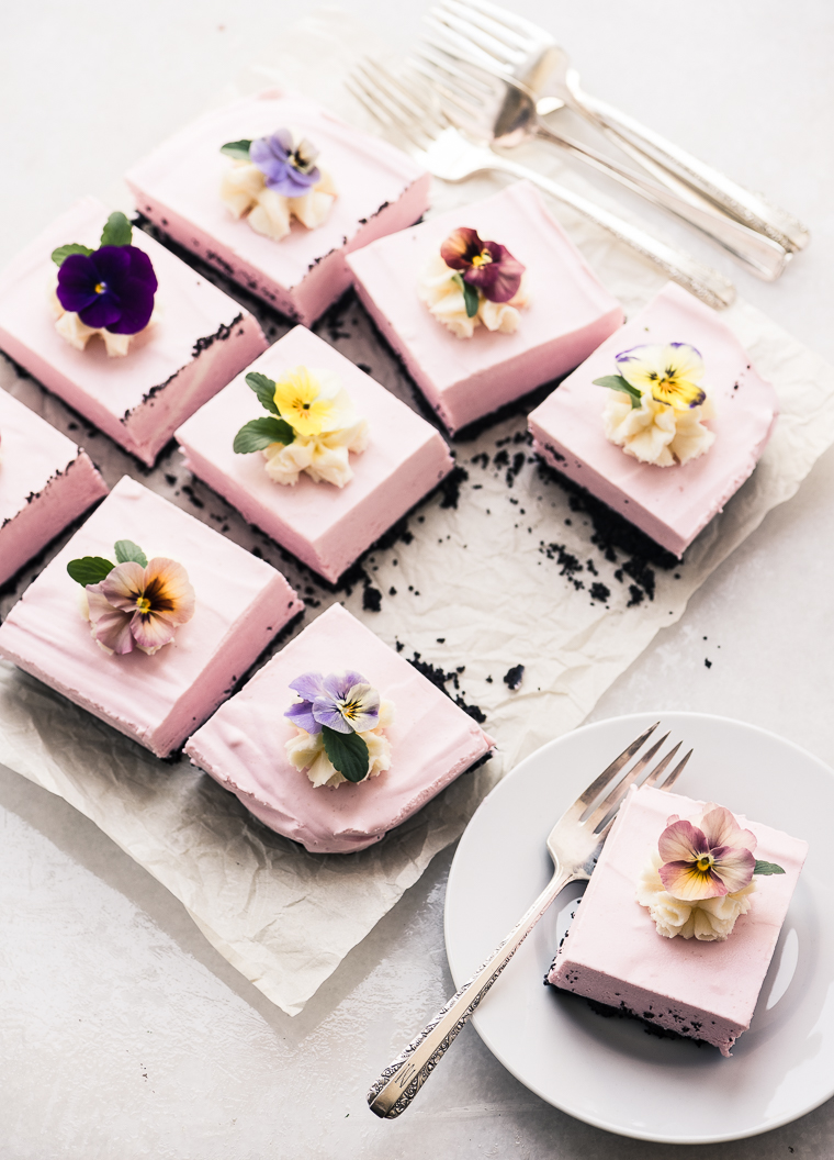 Make-ahead Easter brunch recipes: No-bake strawberry cheesecake squares | The View from Great Island