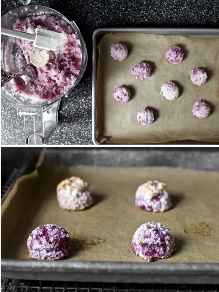 Macaroon variations for Passover: Raspberry coconut macaroons are the right amount sweet and the right amount tart, from Smitten Kitchen Macaroon variations for Passover: Raspberry coconut macaroons are the right amount sweet and the right amount tart, from Smitten Kitchen