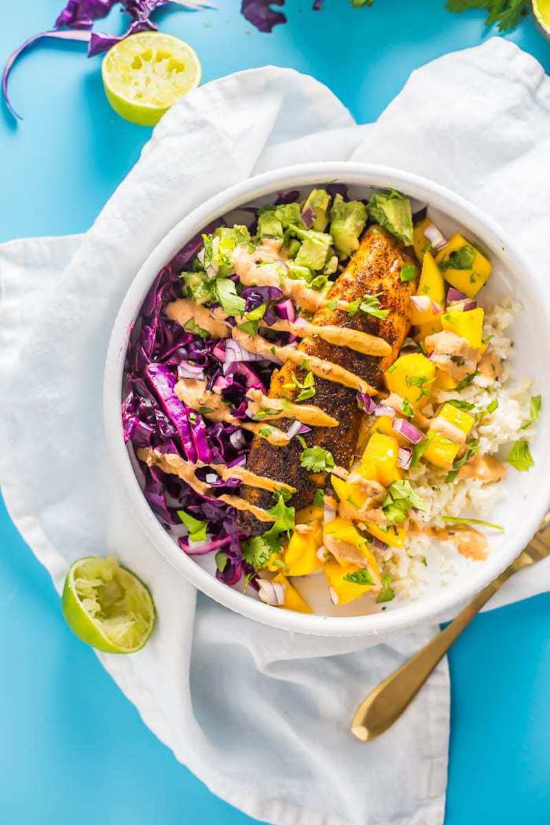 Weekly meal plan: Fish Taco Bowls at 40 Aprons