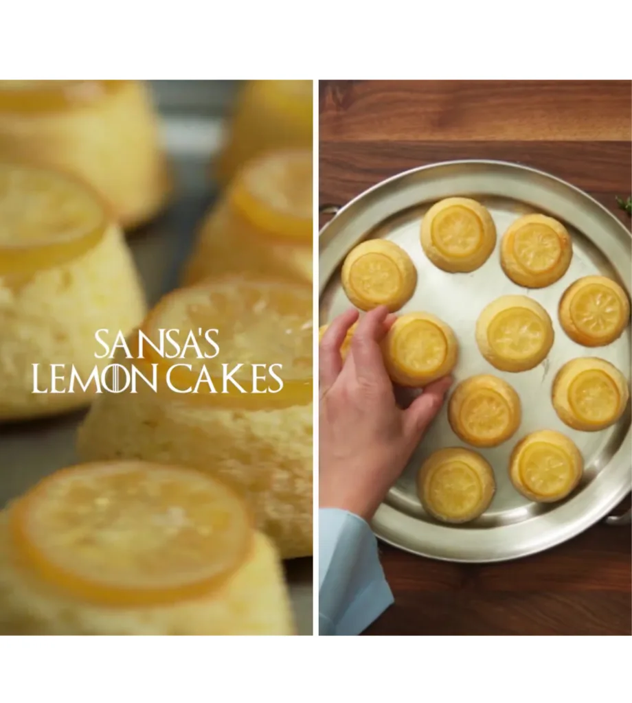 Game of Thrones Desserts: Sansa's Lemon Cakes from Tastemade | More: Cool Mom Eats Game of Thrones Desserts: Sansa's Lemon Cakes from Tastemade | More: Cool Mom Eats