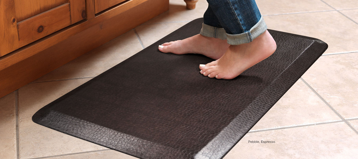 GelPro comfort foam mat in pebble
