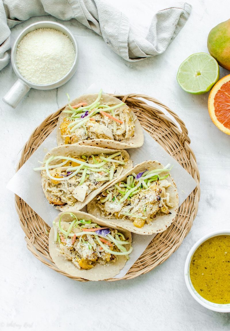 Weekly meal plan: Mango Mojo Chicken Tacos at Sweet Cayenne