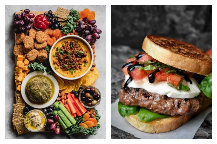 Weekly meal plan: 5 easy meals for the week ahead, including fun ideas like a burger upgrade and a party platter for dinner