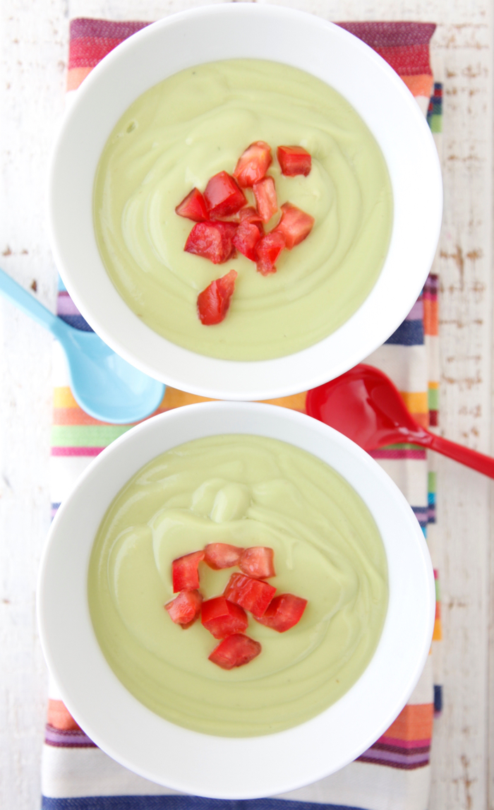 Cold soups for summer: Chilled avocado soup via Weelifcious. Four ingredients and a blender. Easy! Cold soups for summer: Chilled avocado soup via Weelifcious. Four ingredients and a blender. Easy!