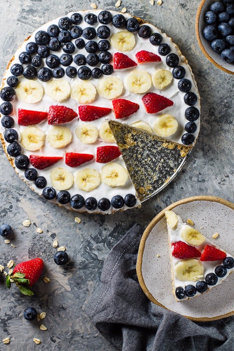 Fourth of July fruit desserts: Fruit Tart at Jean Green Nutrition Fiend
