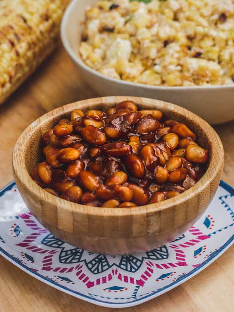 Vegan BBQ dishes for summer: Baked Beans at Sweet Veg Table
