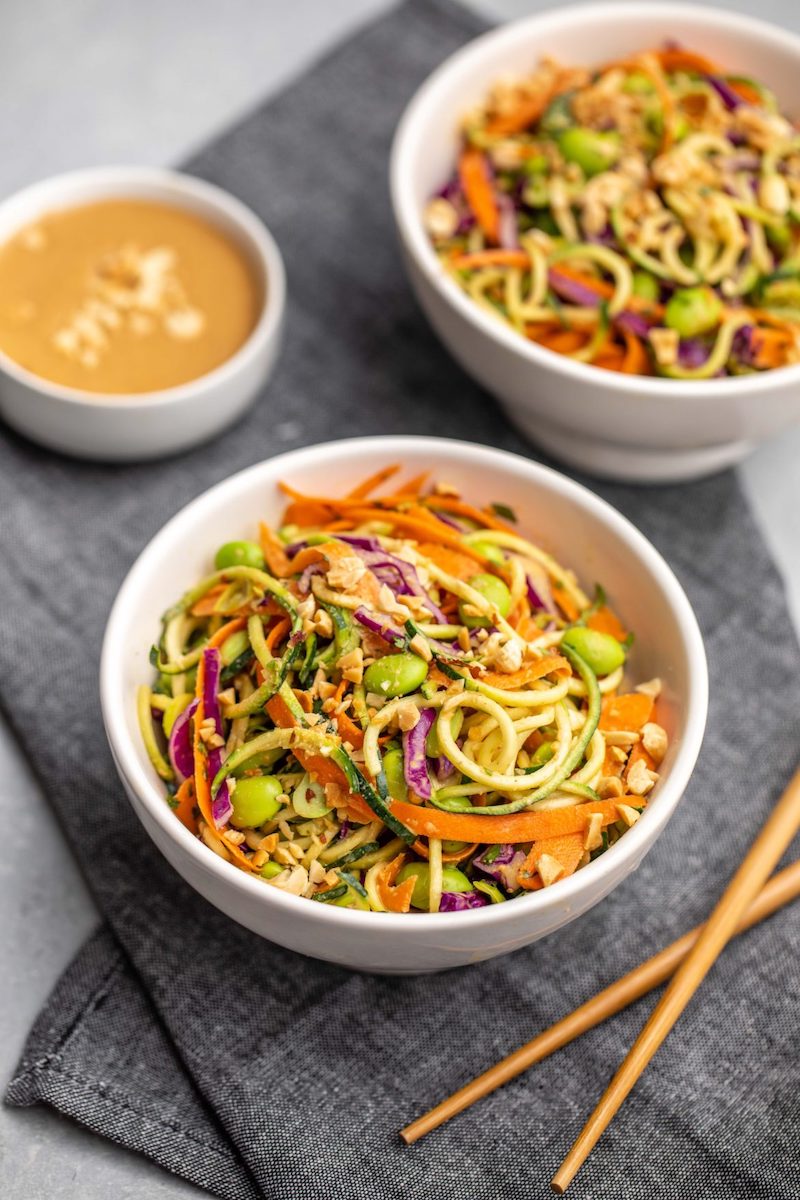 Weekly meal plan: Zucchini Noodle Salad at From My Bowl