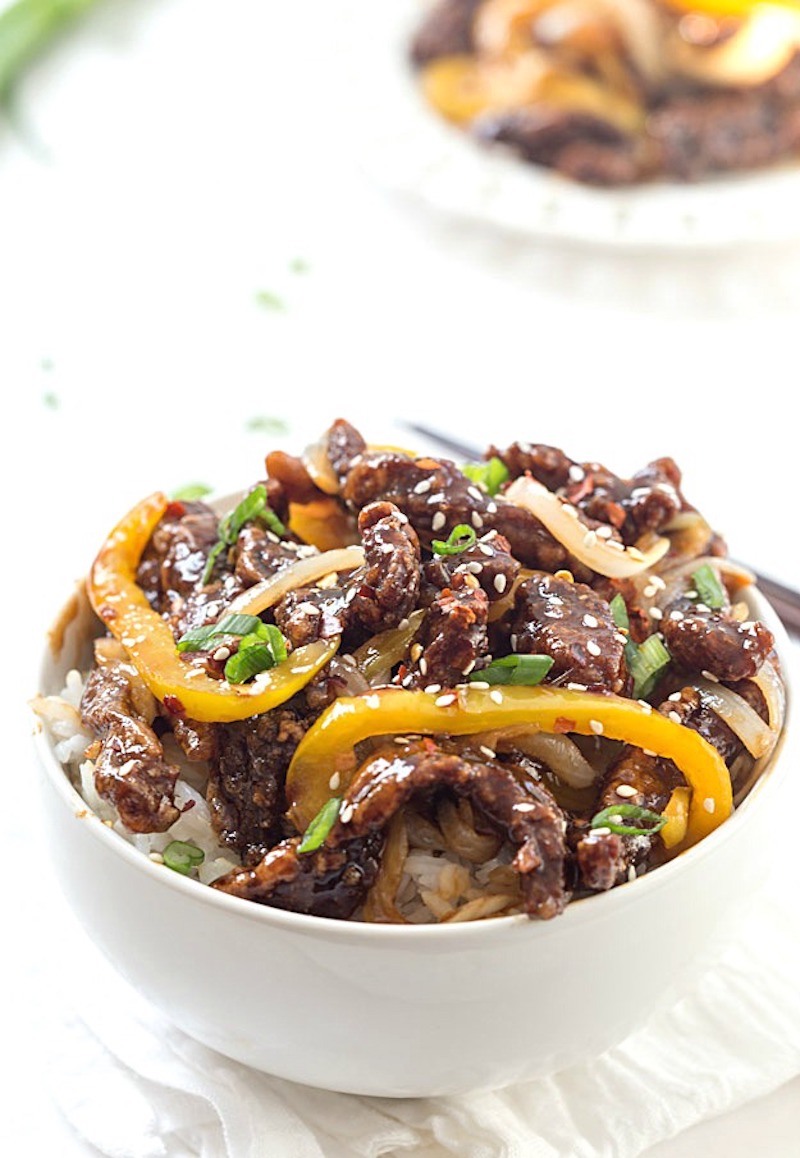 Weekly meal plan: Sesame Steak Stir Fry at Gal on a Mission