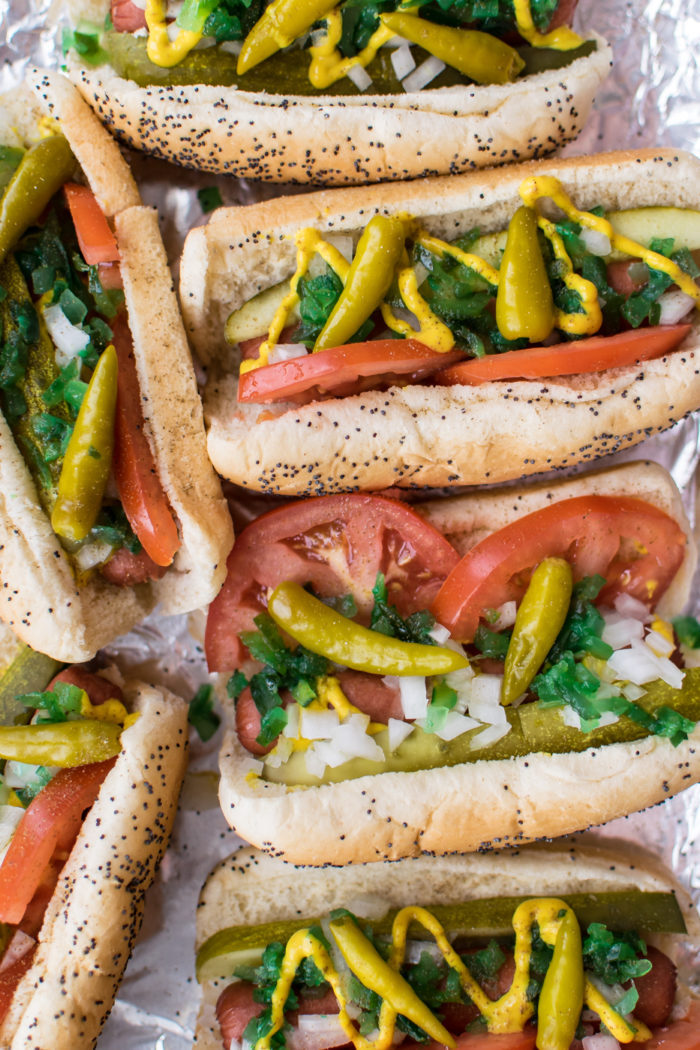 Weekly meal plan: Chicago Style Hot Dogs at Carolyn's Cooking