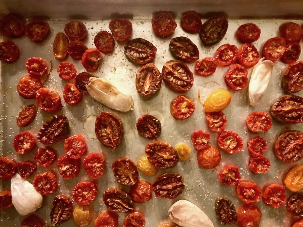 How to use overripe tomatoes: slow roast them! © Jane Sweeney Cool Mom Eats