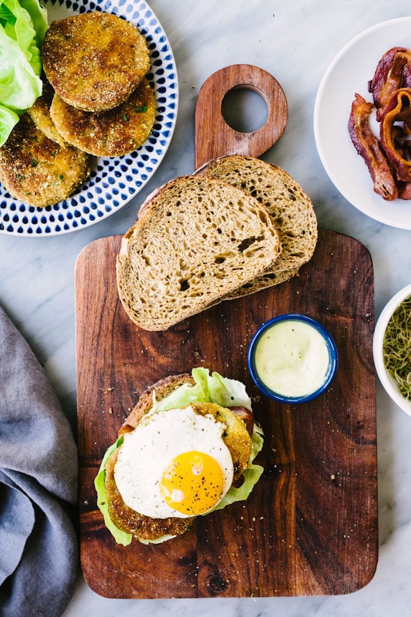 Weekly meal plan: Fried Green Tomato Sandwiches at Our Salty Kitchen Weekly meal plan: Fried Green Tomato Sandwiches at Our Salty Kitchen