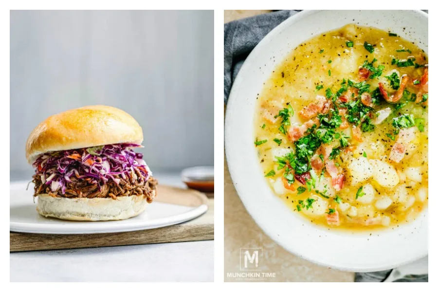 Weekly meal plan: BBQ Brisket at Posh Journal and Potato Leek Soup at Munchkin Time