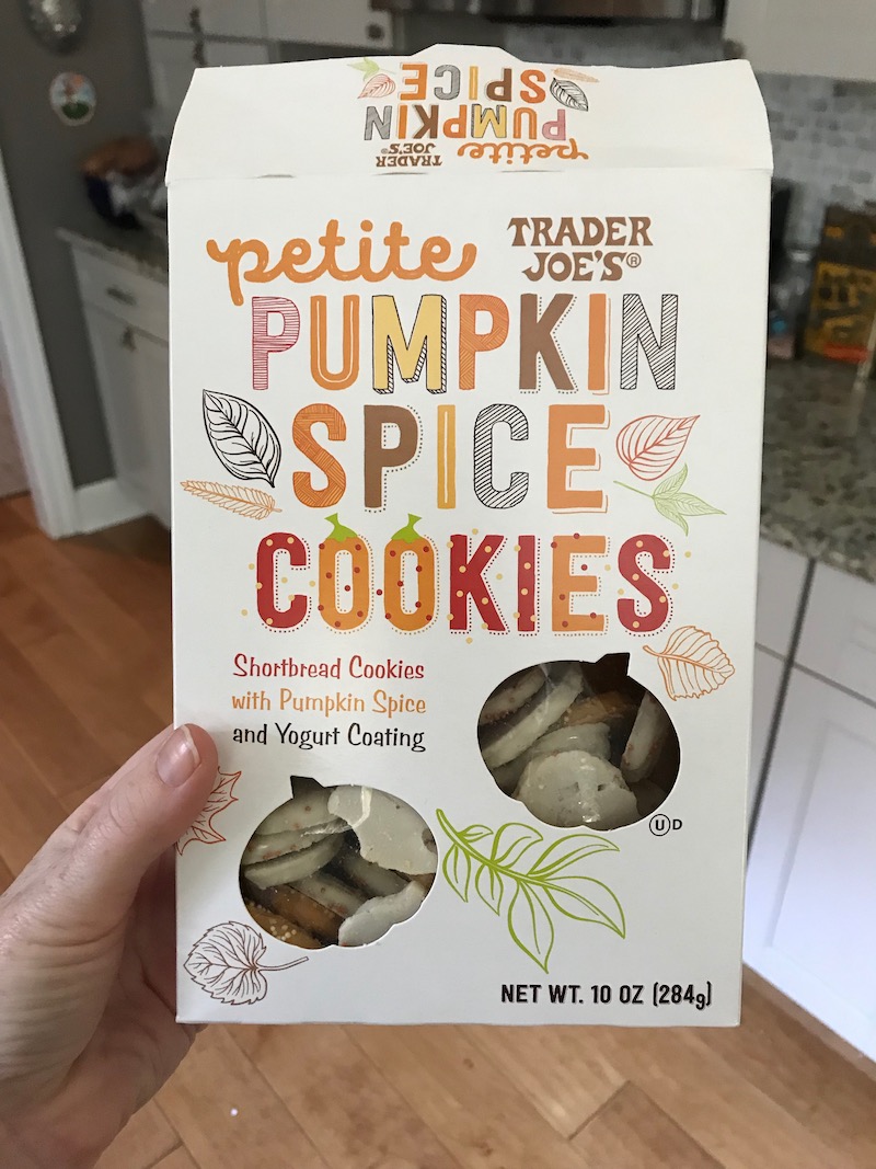 Pumpkin spice snacks: Petite Pumpkin Cookies at Trader Joe's