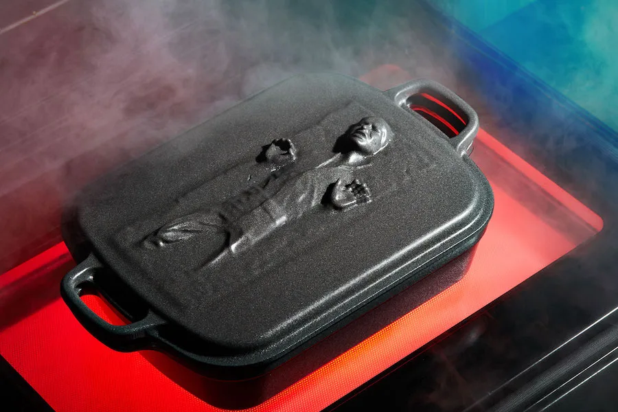 Get a look at the new Le Creuset Star Wars collection. Just in time for Rise of Skywalker fever!