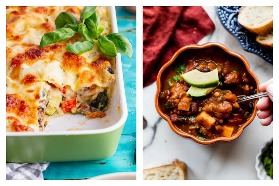 Weekly Meal Plan: Lasagna at The Cook Report and Chili at Sally's Baking Addiction