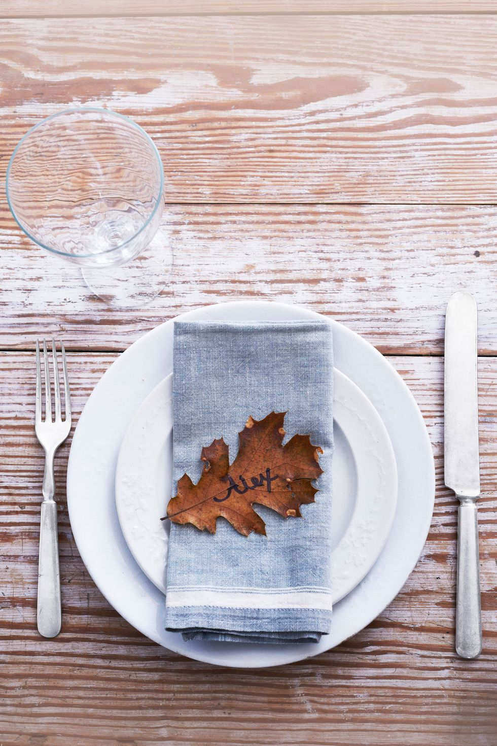 Eco-friendly table decor for Thanksgiving at Country Living