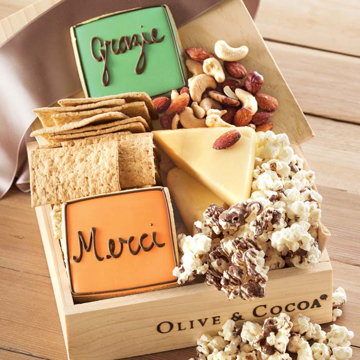 Thank you gourmet gift box from Olive & Cocoa Thank you gourmet gift box from Olive & Cocoa