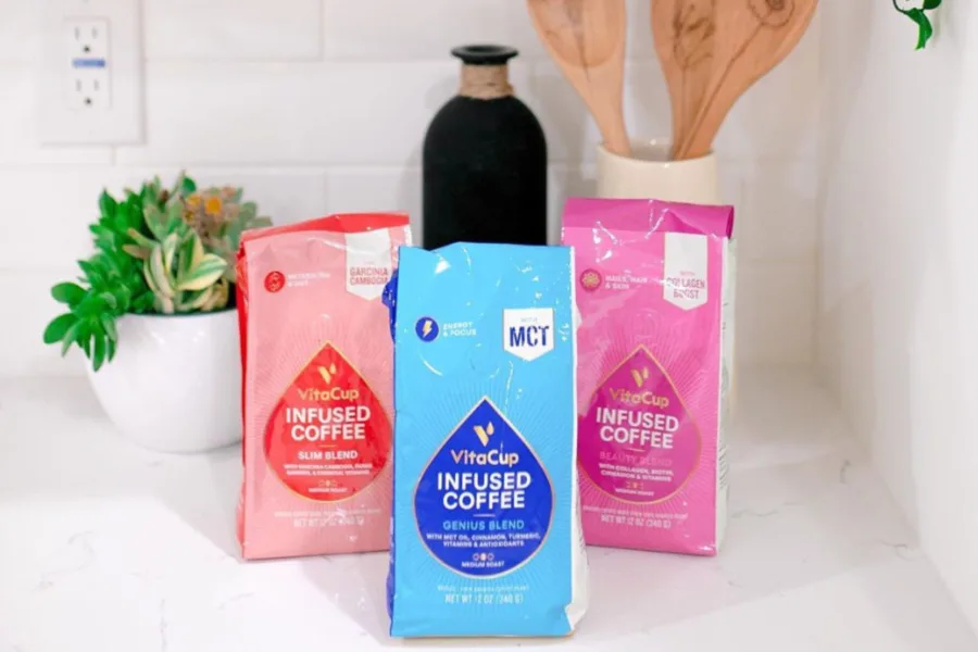 Can a vitamin-infused coffee help us beat seasonal fatigue? And lose weight? And look prettier? And make more money?