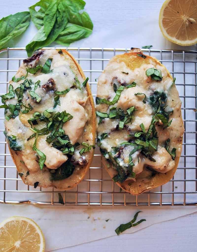 Weekly meal plan: Spaghetti Squash with Tuscan Chicken at Grits to Greens
