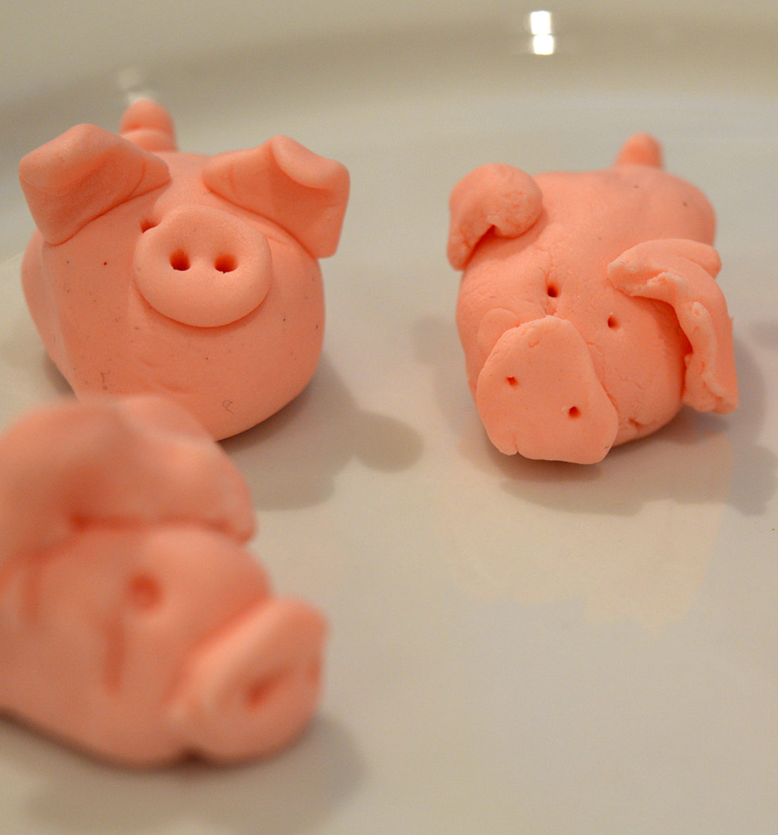Good-luck foods for new year: Marzipan Pigs from One Third Stories
