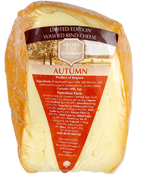 Trader Joe's November picks - Chimay Autumn Cheese
