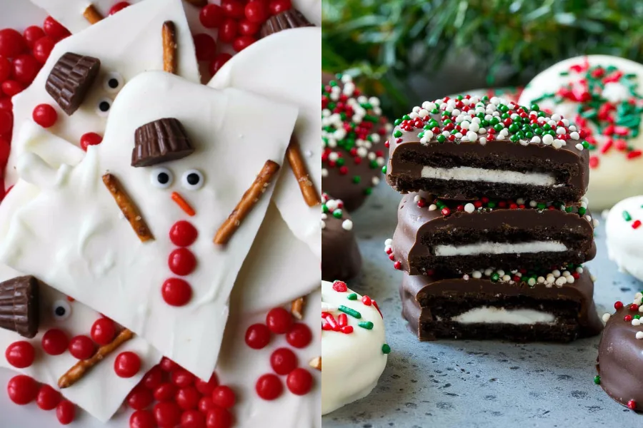 Creative no-bake holiday cookie ideas on Cool Mom Eats | These via Princess Pinky Girl + Dinner at the Zoo