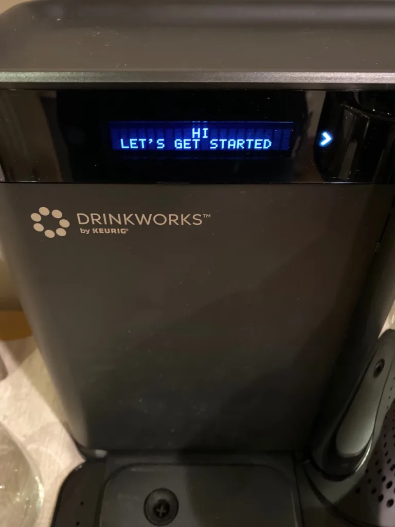 Drinkworks Home Bar by Keurig: The screen talks you through everything so set-up is easy (sponsor) Drinkworks Home Bar by Keurig: The screen talks you through everything so set-up is easy (sponsor)