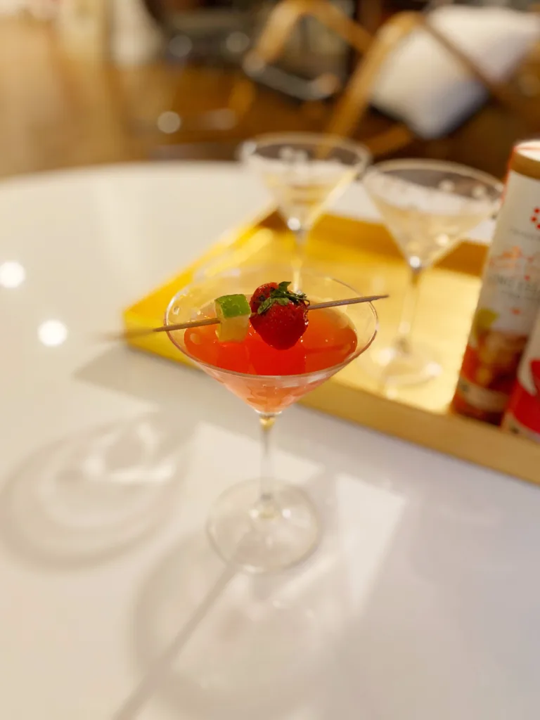 Easy cocktail garnishes to make your drinks look pro: A fruit skewer across the rim | cool mom eats Easy cocktail garnishes to make your drinks look pro: A fruit skewer across the rim | cool mom eats