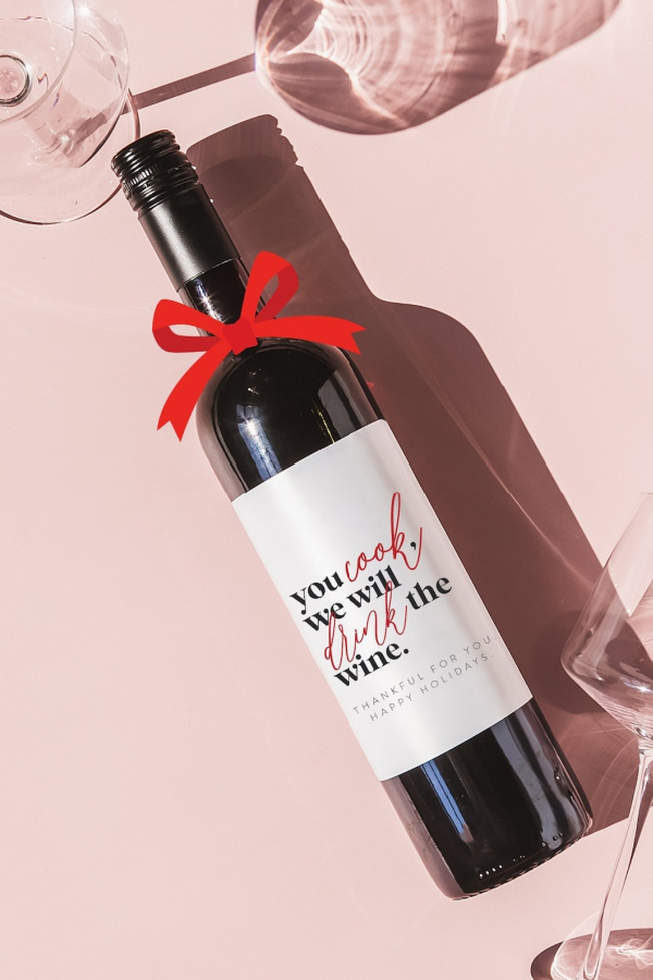 Funny holiday wine labels from Label Me Fun on Etsy Funny holiday wine labels from Label Me Fun on Etsy