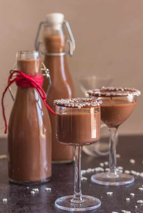 Creamy Nutella Liqueur homemade gifts | An Italian in my Kitchen
