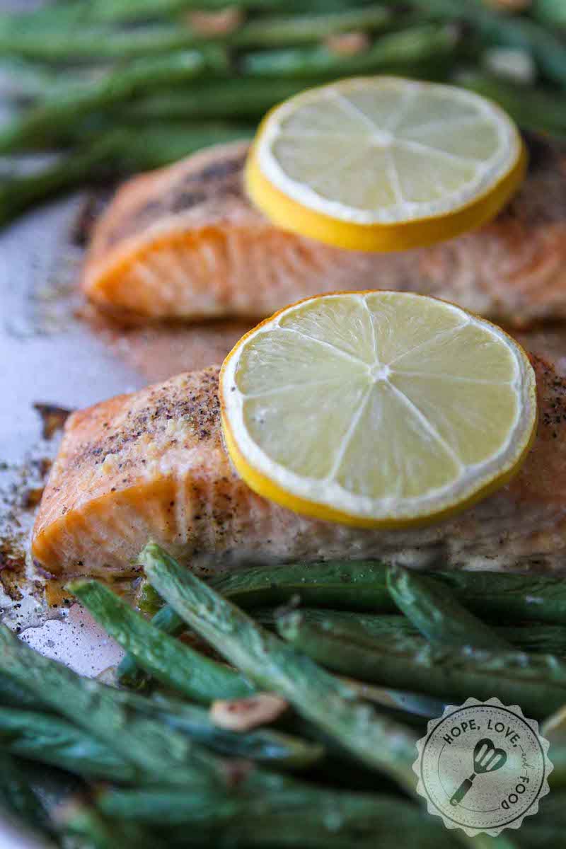Weekly meal plan: Sheet pan salmon at Hope Love Food