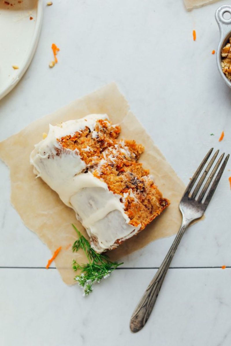 Weekly meal plan: A one-bowl carrot cake recipe we swear by at Minimalist Baker
