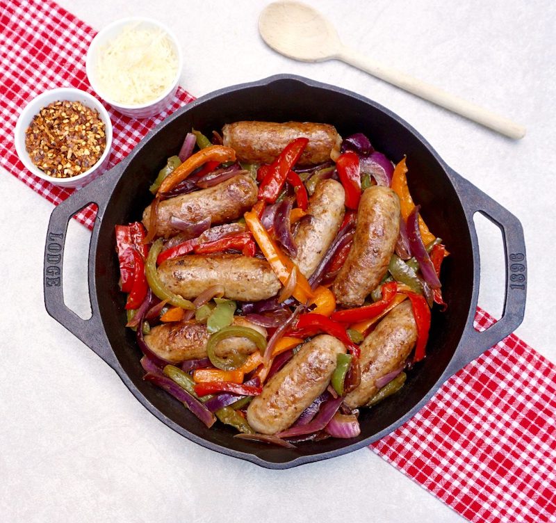 Weekly meal plan: Sausage & Peppers at Another Tablespoon