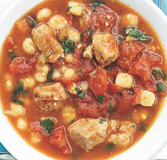 5-Ingredient Soups: Posole by Oxmoor House for My Recipes