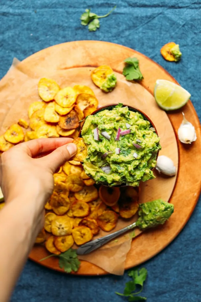 Minimalist Baker Plantain Chips and Spicy Guacamole | Trader Joe's Customer Choice Winners Minimalist Baker Plantain Chips and Spicy Guacamole | Trader Joe's Customer Choice Winners