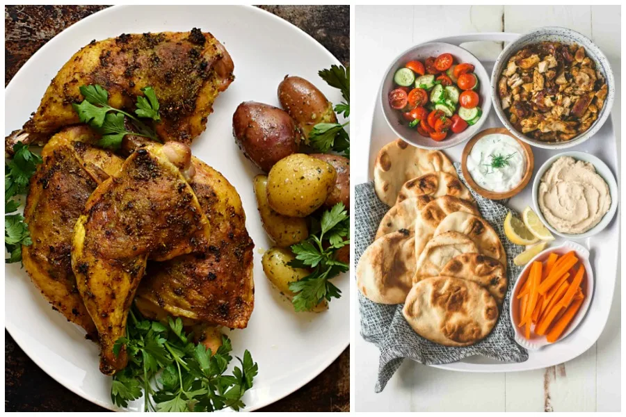 Weekly meal plan: Indian spiced chicken at Boozy Oyster, and use leftovers for Chicken Shawarma Wraps at Inquiring Chef