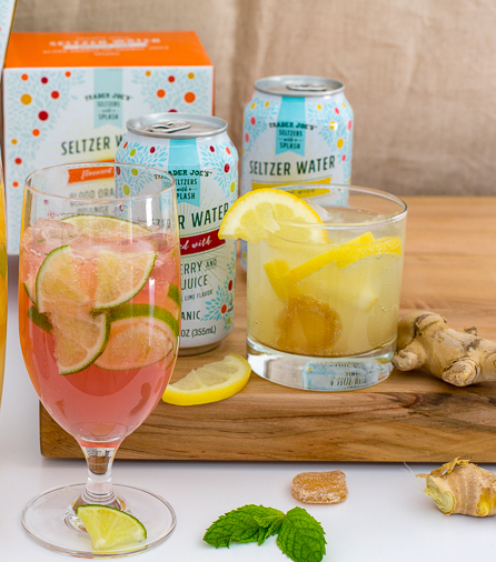 Trader Joe's lemon picks: Lemon & Ginger Juice Seltzer Water Trader Joe's lemon picks: Lemon & Ginger Juice Seltzer Water