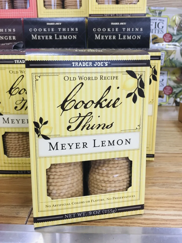 Trader Joe's lemon picks: Meyer Lemon Cookie Thins Trader Joe's lemon picks: Meyer Lemon Cookie Thins