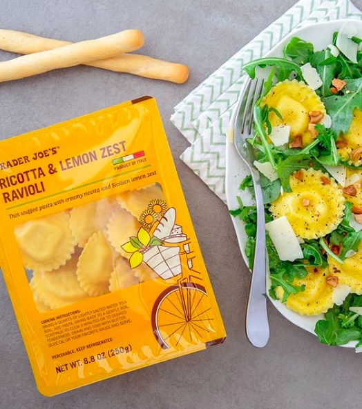 Trader Joe's lemon picks: Ricotta & Lemon Zest Ravioli Trader Joe's lemon picks: Ricotta & Lemon Zest Ravioli