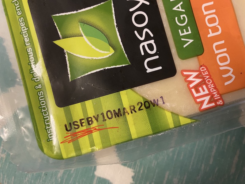 What do food dating labels mean? The "use by" date on a package.
