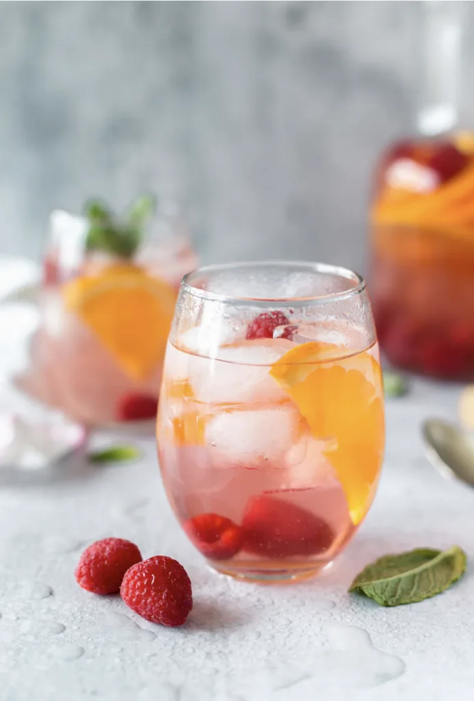 Perfect Rose Sangria from Simply Whisked