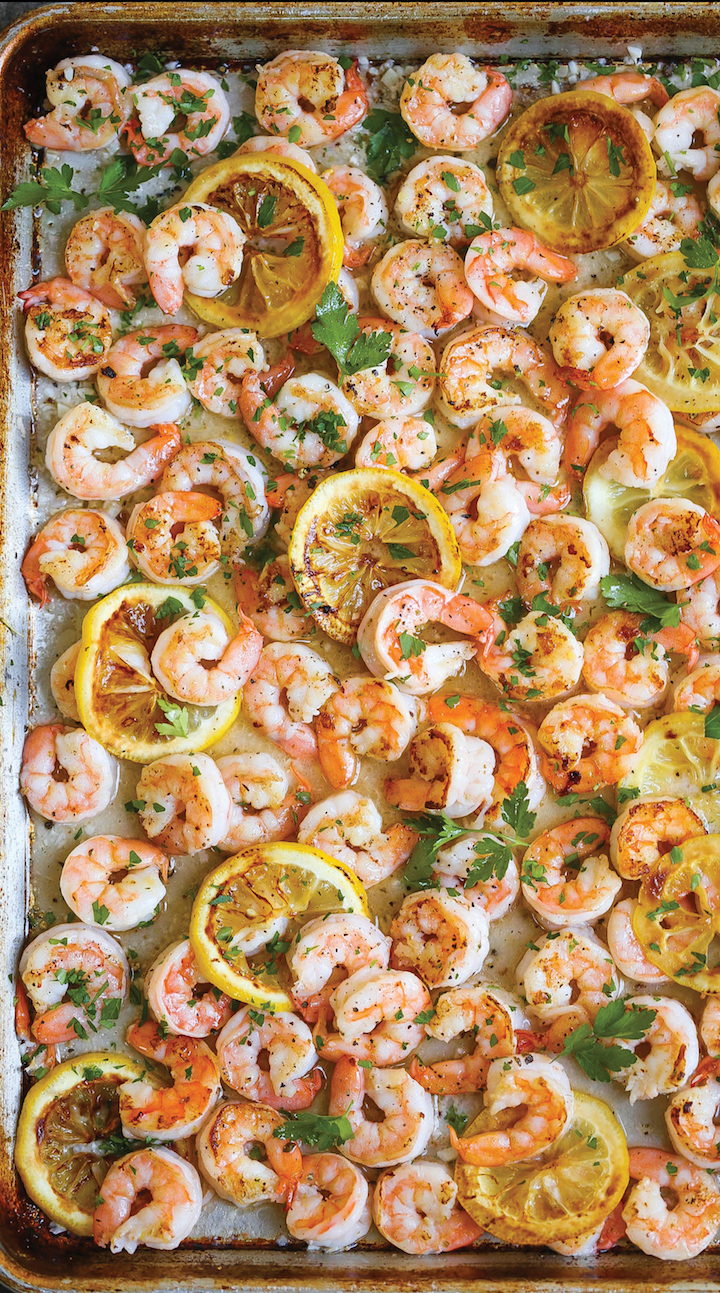 Weekly meal plan: Sheet pan shrimp at Damn Delicious