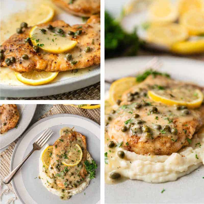 Weekly meal plan: Date night at home with this chicken piccata recipe at Kevin is Cooking
