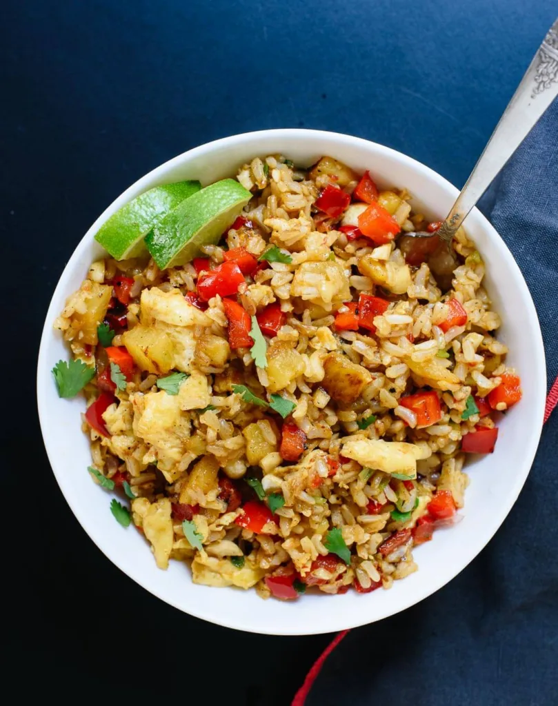 Thai Pineapple Fried Rice via Cookie and Kate| 5 fantastic dinner recipes that offer twists on the same-old at Cool Mom Eats Thai Pineapple Fried Rice via Cookie and Kate| 5 fantastic dinner recipes that offer twists on the same-old at Cool Mom Eats