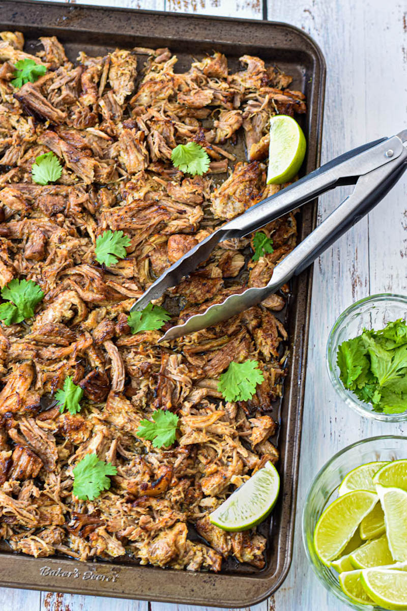 Weekly meal plan: Instant Pot carnitas at Good Noms Honey
