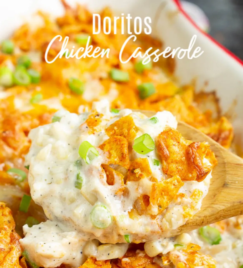 Doritos Chicken Casserole from Call Me PMC is a kid-favorite, easy to make, and a nice surprise to work into your weekly meal plan Doritos Chicken Casserole from Call Me PMC is a kid-favorite, easy to make, and a nice surprise to work into your weekly meal plan