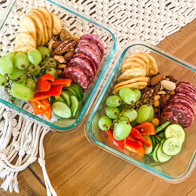 Individual snack tray ideas for kids from Wellness Homemade is just enough for each kid to graze through the day